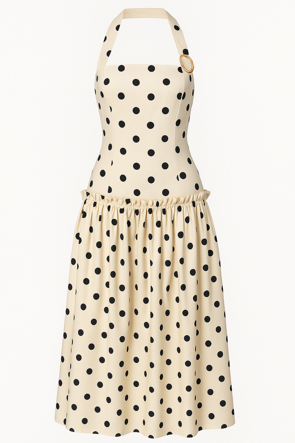 Riviera Polka Dot Dress