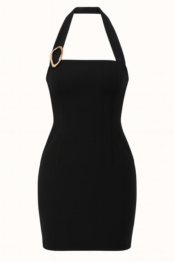 Zaya Black Mini Dress