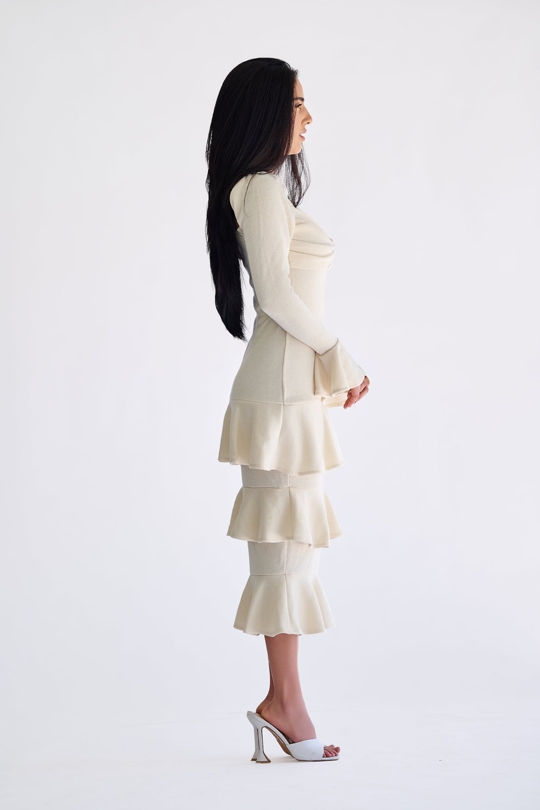 emma knit dress Rae Knit Dress in Sand, from Emma Rothkopf