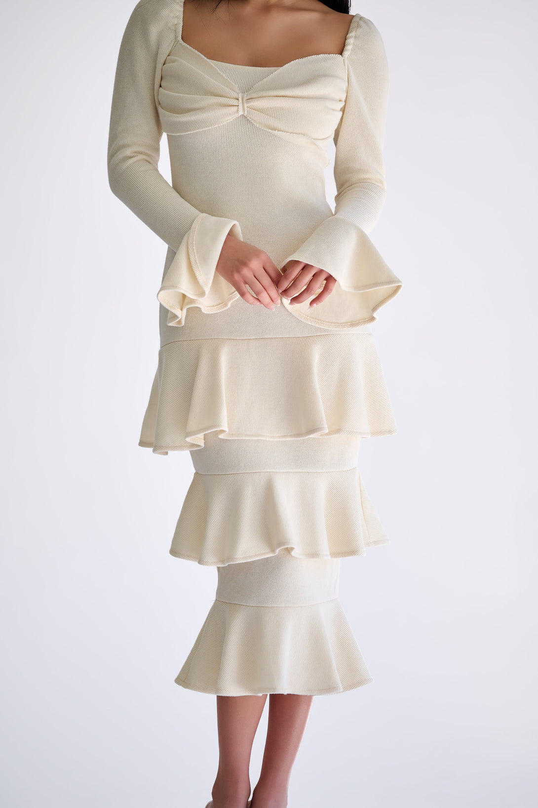 emma knit dress Chocolate Emma Knit Maxi Dress
