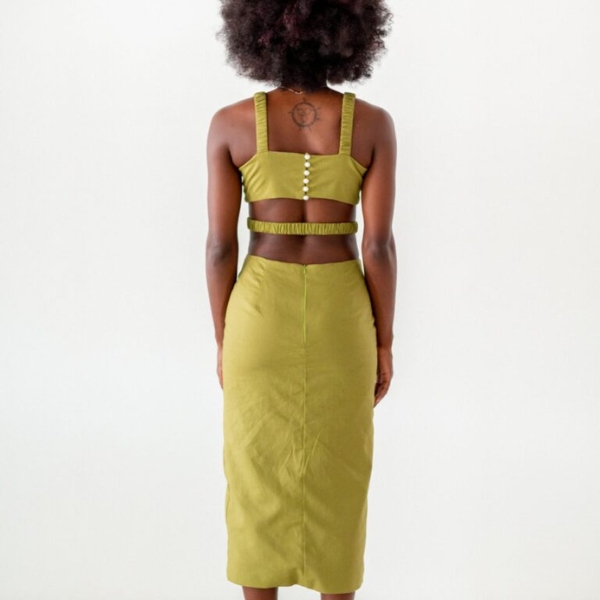 adaora dress lime 1