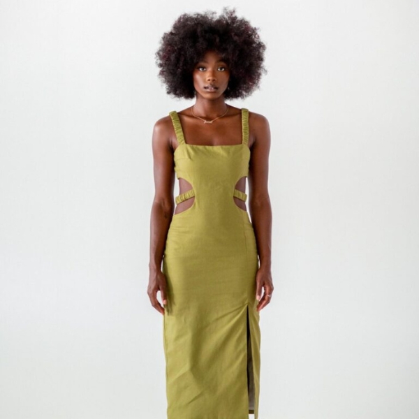 adaora dress lime 2