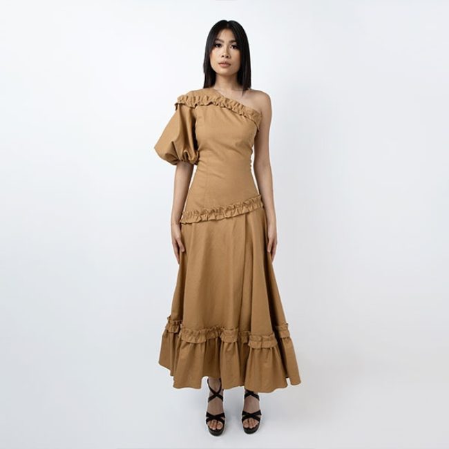 aku dress brown 2